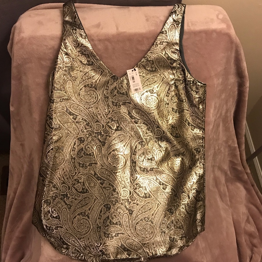 🎉Gold and sage tank